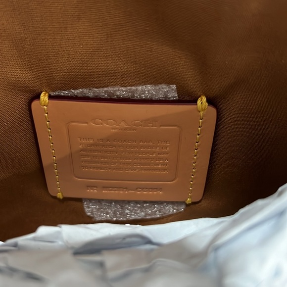 Coach Tabby Washed Denim Black Denim Signature Soft Small Shoulder Bag - Picture 10 of 14